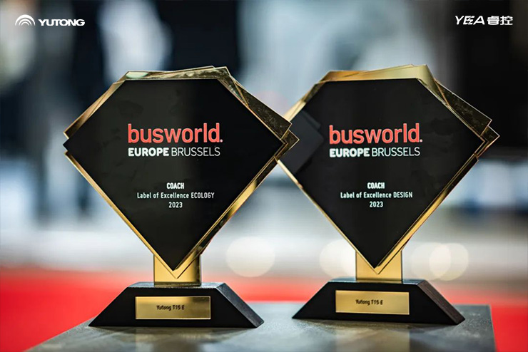Yutong vinder to priser på Busworld Europe 2023