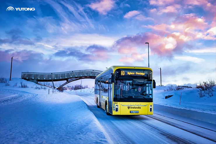 Yutong batteridrevne bus kommer ind i Arktiske Cirkel