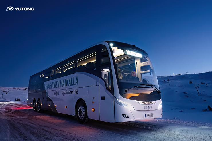 Yutong Bus T15E fremviser fremragende batteriydelse og kørselsafstand i Finland-udfordringen