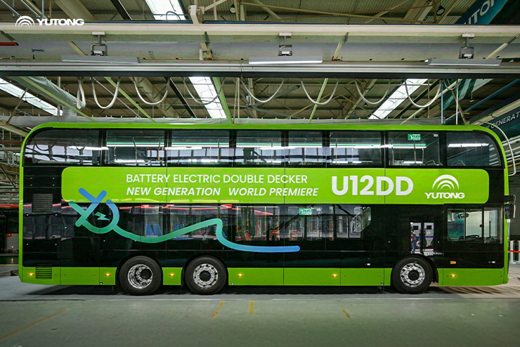 Yutongs nye generation af U12DD batteridrevet dobbelt-decker imponerer publikum!