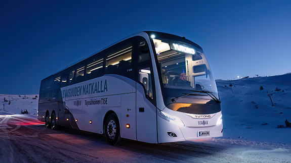 Yutong Bus T15E fremviser fremragende batteriydelse og kørselsafstand i Finland-udfordringen