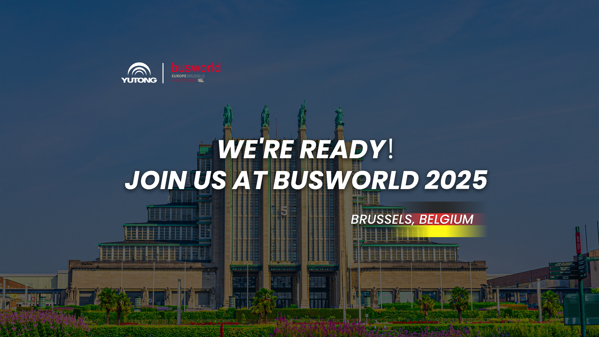 Yutong gør sig klar til Busworld 2025!