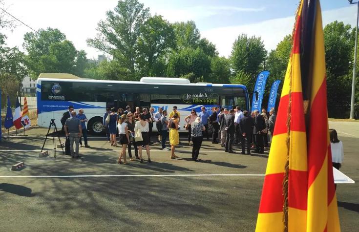 Europes First Pure Electric Intercity Line Opened, Yutong Pure Electric Bus Entering Provence Europes First Pure Electric Intercity Line Opened, Yutong Pure Electric Bus Entering Provence